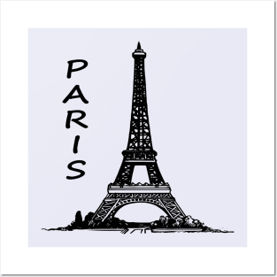 Paris Eiffel Tower City Of Romance And Love Posters and Art